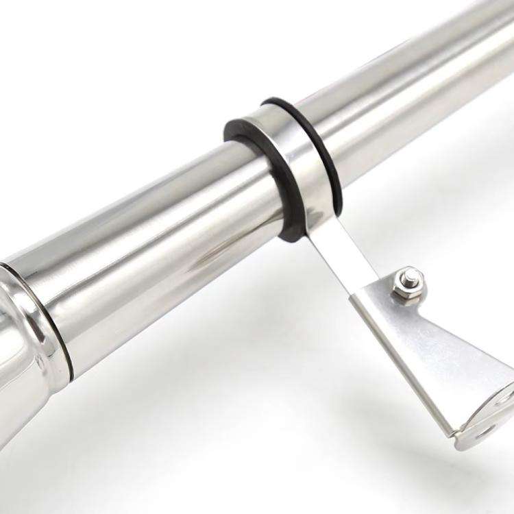 12V 125dB Car / Truck / Boat Stainless Steel Electric Horn with Mounting Bracket(Silver)