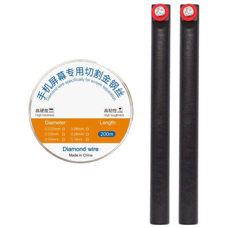 200m Screen Separation Specifically Diamond Cutting Wire, Diameter:0.08mm