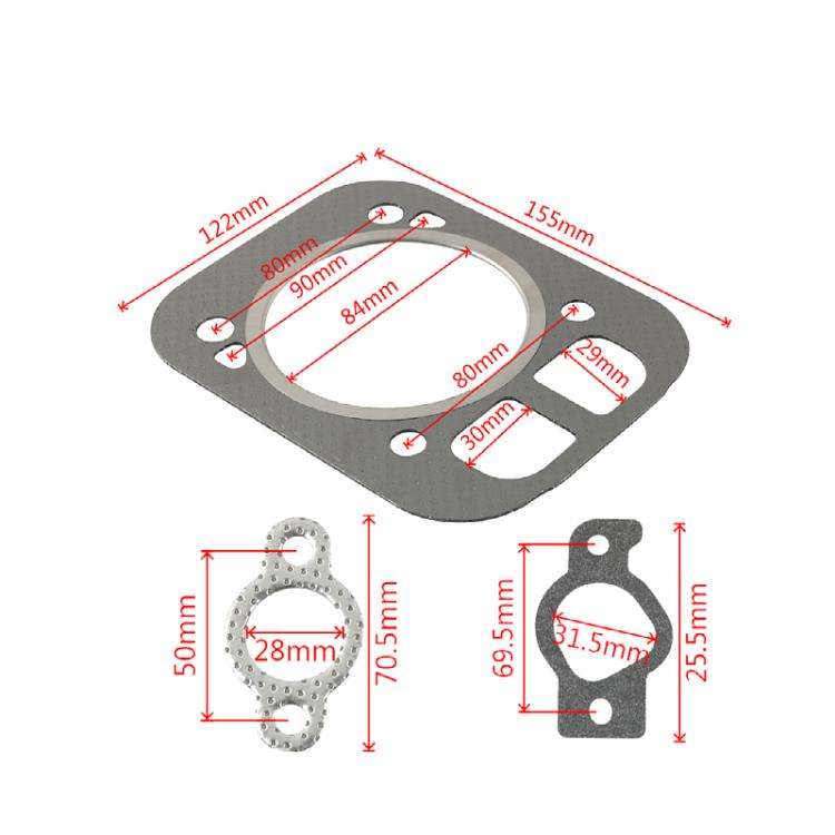 2 Sets Lawn and Garden Equipment Cylinder Head Gasket Kit For Kohler CH25/ CH730/ CH740 24-841-04...