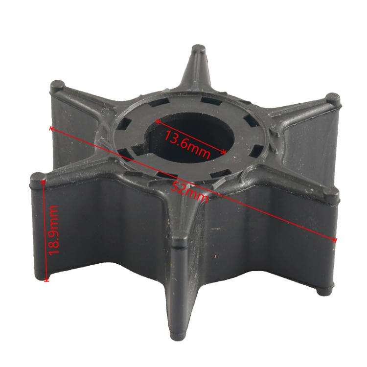 Outboard Water Pump Impeller Repair Kit with Shell for YAMAHA 20/25HP 6L2-W0078-00-00(Silver + Bl...