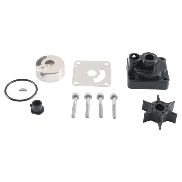 Outboard Water Pump Impeller Repair Kit with Shell for YAMAHA 20/25HP 6L2-W0078-00-00(Silver + Bl...
