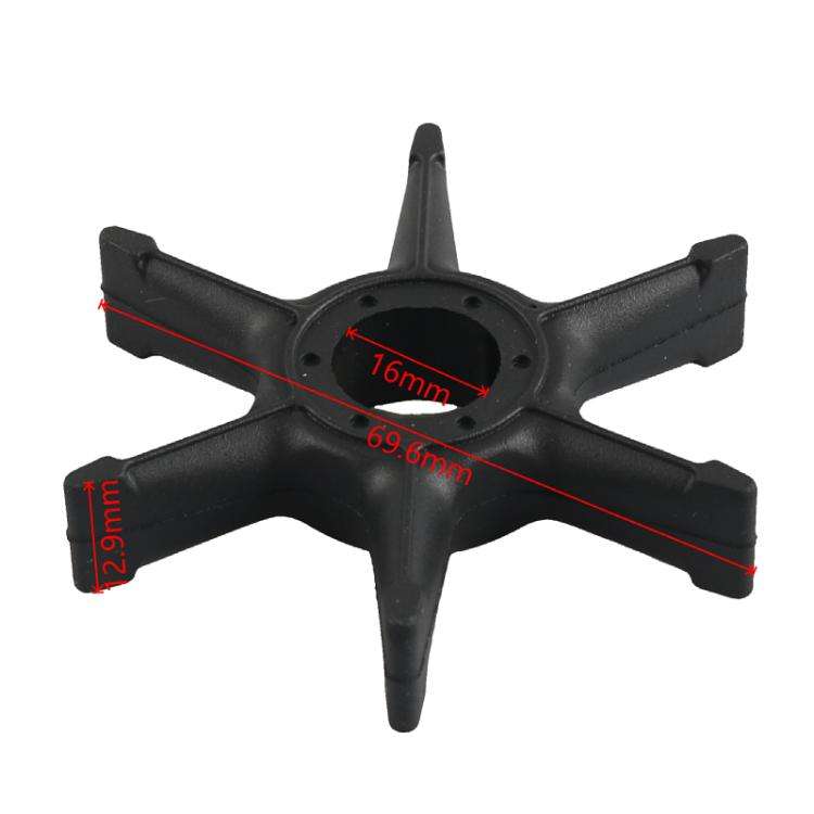Outboard Water Pump Impeller for Mercury/Voyager/Yamaha 689-44352-02(Black)