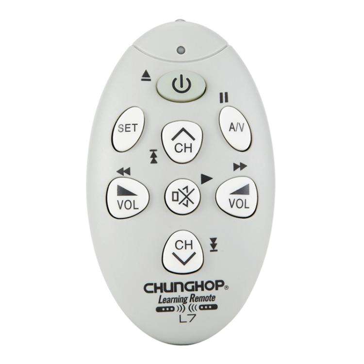 CHUNGHOP L7 Infrared Learning Universal TV Remote Control(Grey)