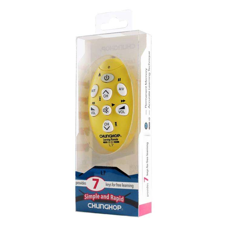CHUNGHOP L7 Infrared Learning Universal TV Remote Control(Grey)