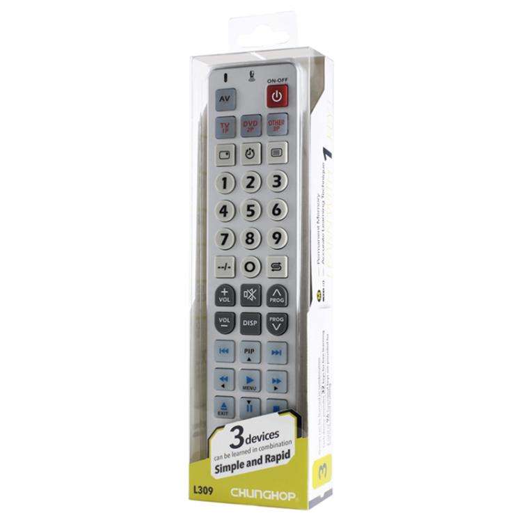 CHUNGHOP L309 Infrared Learning Universal TV Remote Control