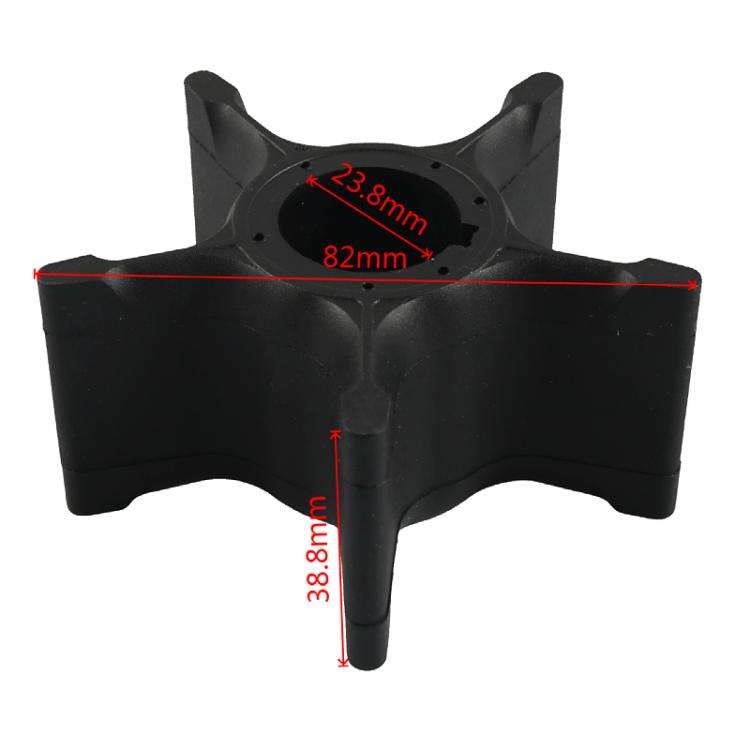 Outboard Water Pump Impeller for Suzuki 17461-93J00(Black)