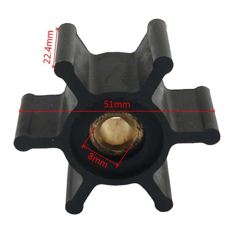 Outboard Water Pump Impeller for Milwaukee M18 49162771(Black)
