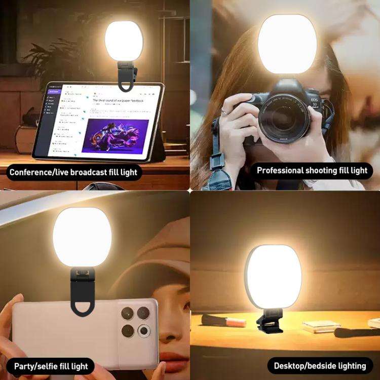 W70 Multifunctional Portable Magnetic Fill Light, Style:Three-Colors Light