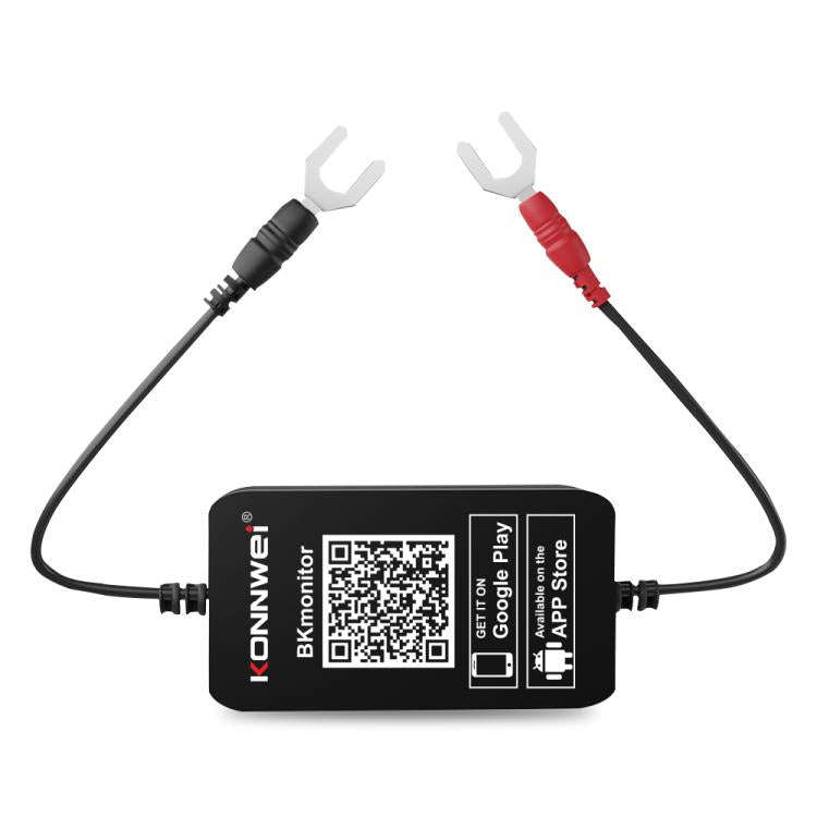 KONNWEI BK300 6V / 12V / 24V Car Bluetooth 5.0 Battery Monitor Diagnostic Tool(Black)