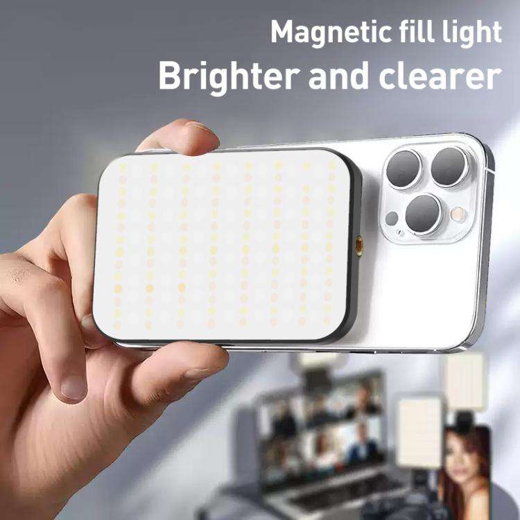 W80 Multifunctional Portable Magnetic Fill Light, Style:RGB Light