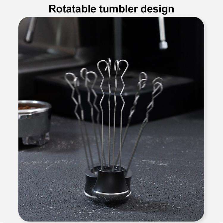 Stainless Steel Tumbler Coffee Loose Powder Needle(Silver)