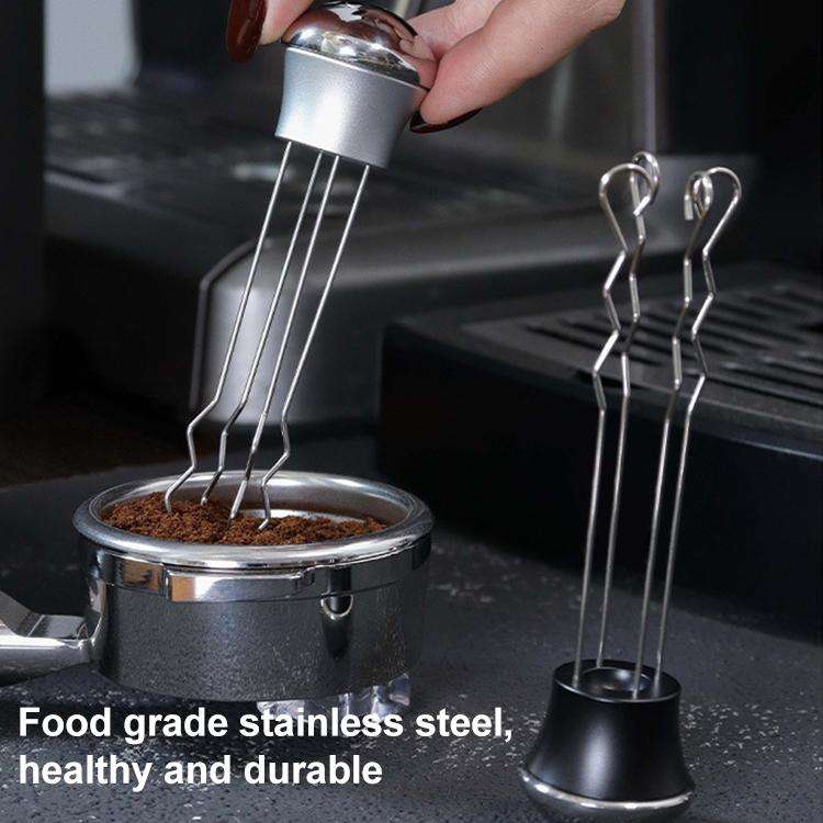 Stainless Steel Tumbler Coffee Loose Powder Needle(Black)