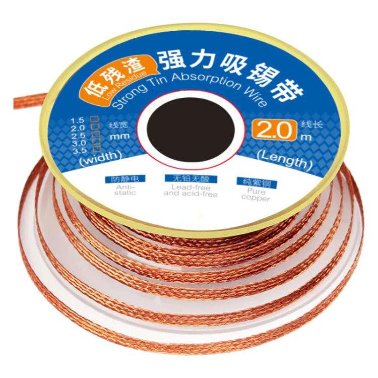 Strong Tin Absorption Wire, Model:3520(3.5mm x 2m)