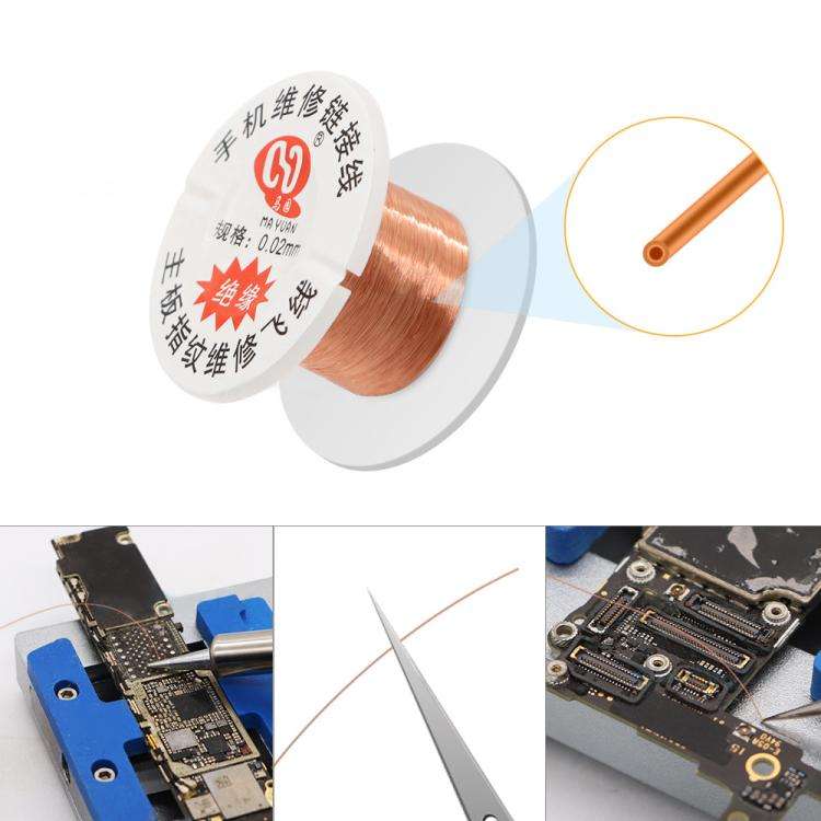 Insulation Circuit Board BGA Soldering Conductor Wire, Model:0.01mm