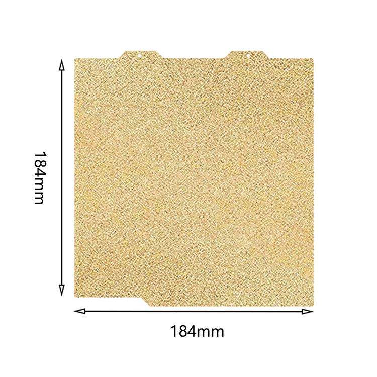 3D Printing Build Plate 184mm For Bambu Lab A1 mini Printer, Style:Gold / Double-Textured PEI