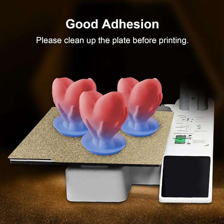 3D Printing Build Plate 184mm For Bambu Lab A1 mini Printer, Style:Gold / Double-Textured PEI