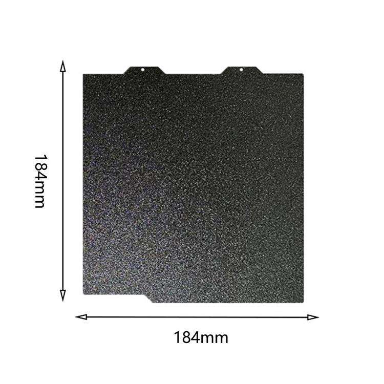 3D Printing Build Plate 184mm For Bambu Lab A1 mini Printer, Style:Black / Double-Textured PEI