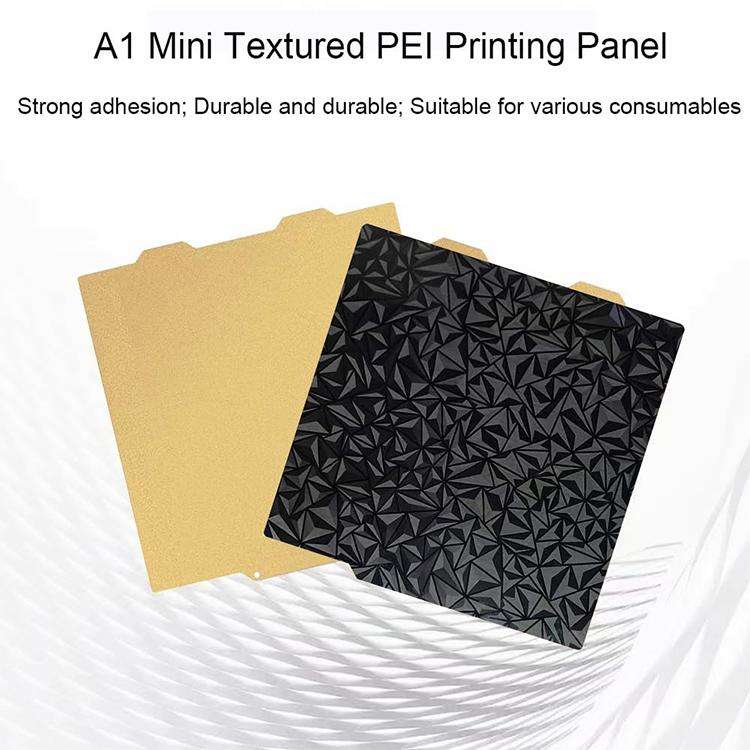3D Printing Build Plate 184mm For Bambu Lab A1 mini Printer, Style:PEI Coating + PEO Film