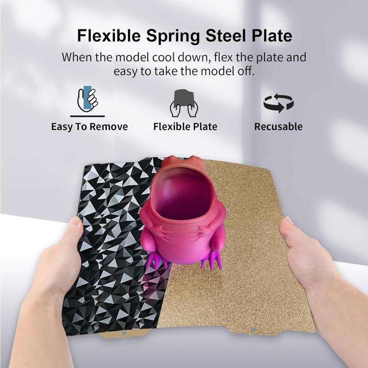 3D Printing Build Plate 184mm For Bambu Lab A1 mini Printer, Style:PEI Coating + PEO Film