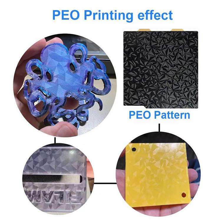 3D Printing Build Plate 184mm For Bambu Lab A1 mini Printer, Style:PEI Coating + PEO Film