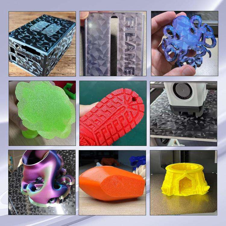 3D Printing Build Plate 184mm For Bambu Lab A1 mini Printer, Style:PEI Coating + PEO Film