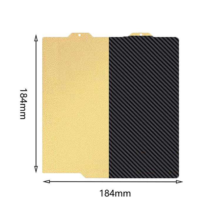 3D Printing Build Plate 184mm For Bambu Lab A1 mini Printer, Style:PEI Coating + PET Film