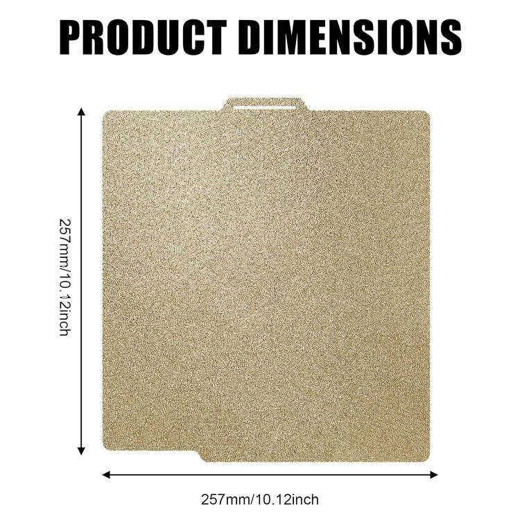 3D Printing Build Plate 257mm For Bambu Lab A1 Printer Platform, Style:PEI Double-sided Coating
