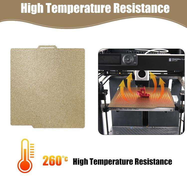 3D Printing Build Plate 257mm For Bambu Lab A1 Printer Platform, Style:PEI Double-sided Coating