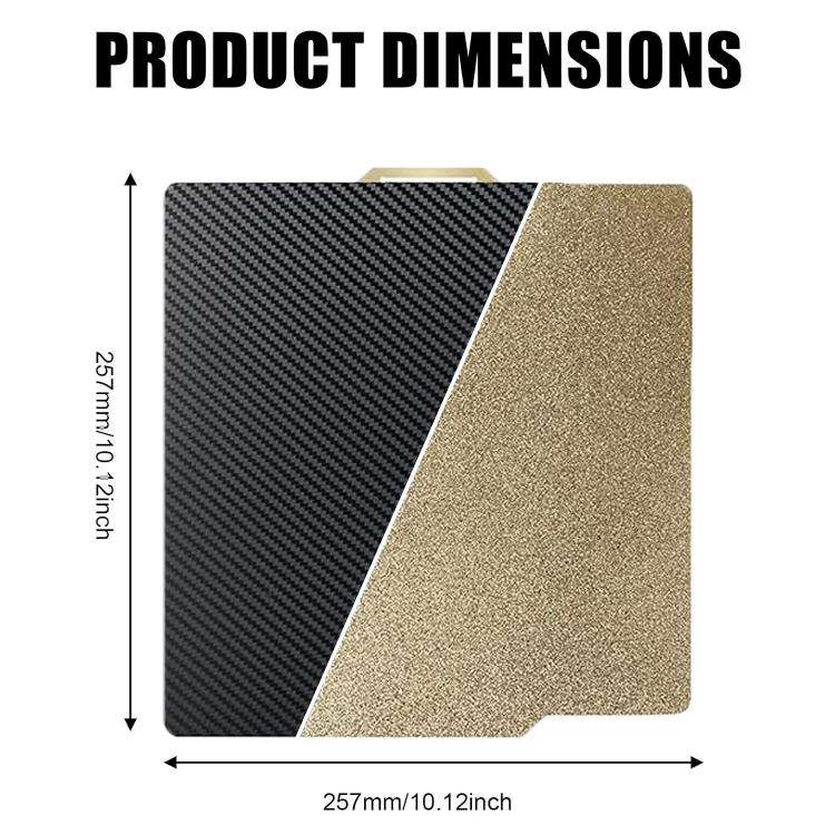 3D Printing Build Plate 257mm For Bambu Lab A1 Printer Platform, Style:PEI Coating + PET Film
