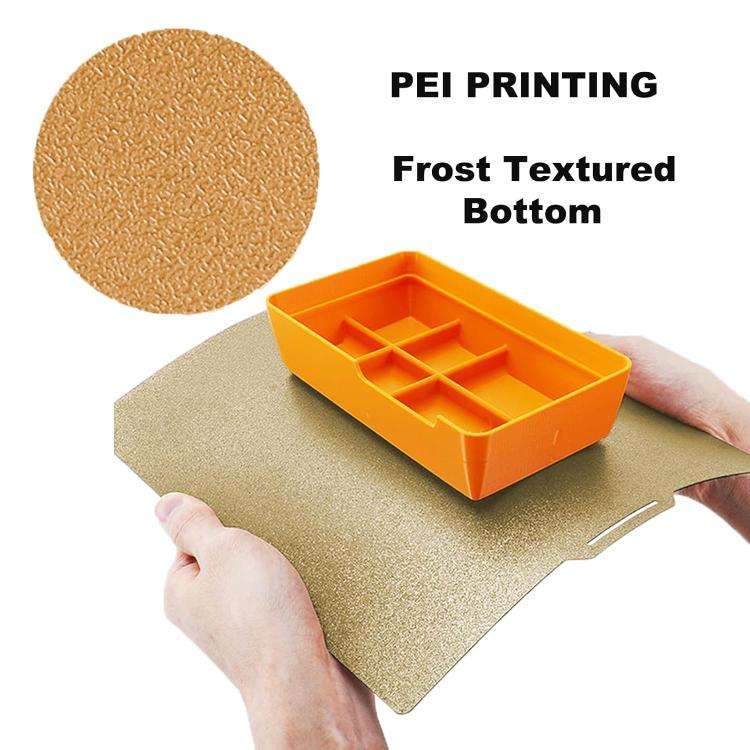 3D Printing Build Plate 257mm For Bambu Lab A1 Printer Platform, Style:PEI Coating + PET Film