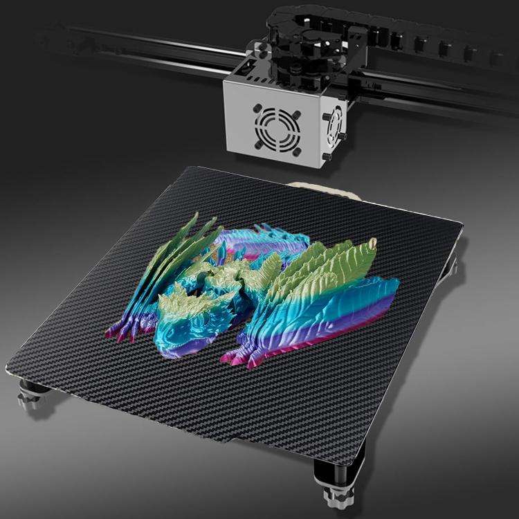 3D Printing Build Plate 257mm For Bambu Lab A1 Printer Platform, Style:PEI Coating + PET Film