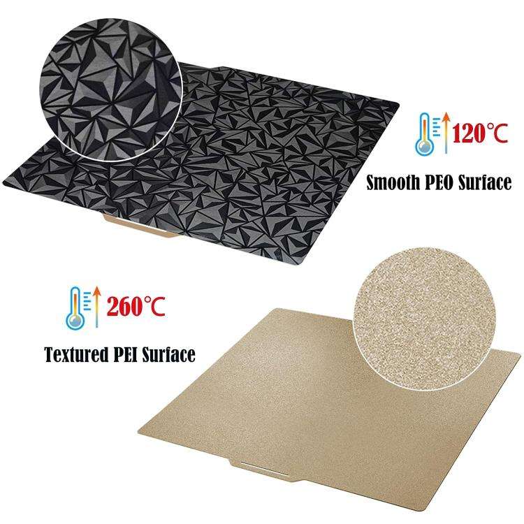 3D Printing Build Plate 257mm For Bambu Lab A1 Printer Platform, Style:PEI Coating + PEO Diamond ...