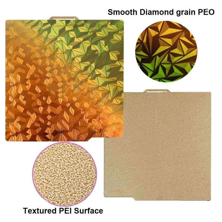 3D Printing Build Plate 257mm For Bambu Lab A1 Printer Platform, Style:PEI Coating + PEO Chameleon
