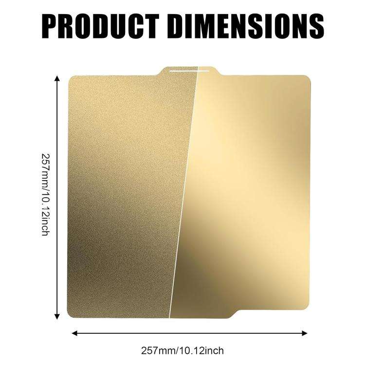 3D Printing Build Plate 257mm For Bambu Lab A1 Printer Platform, Style:PEI Coating + PEI Film