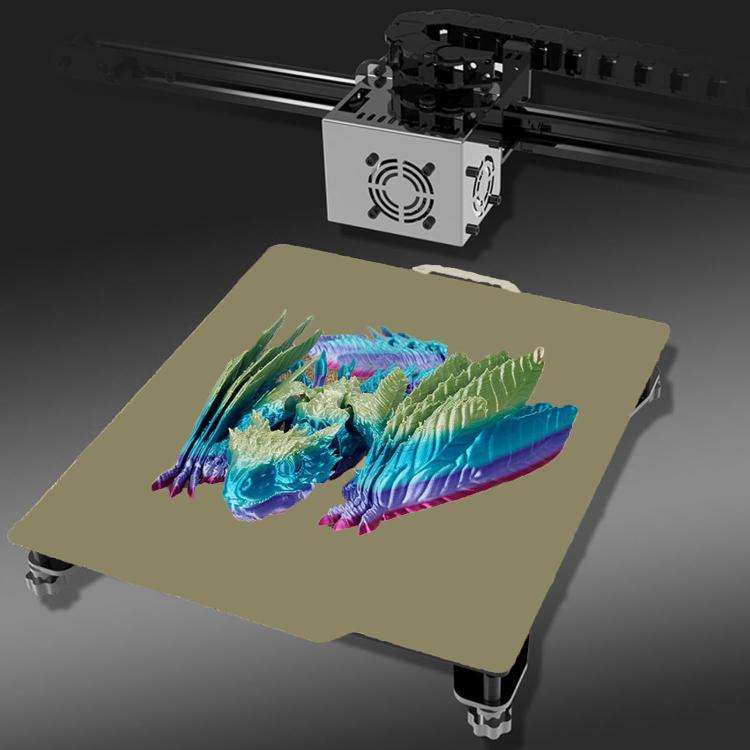 3D Printing Build Plate 257mm For Bambu Lab A1 Printer Platform, Style:PEI Coating + PEI Film