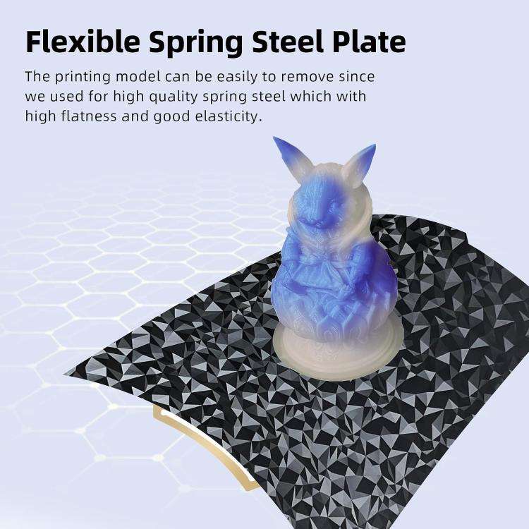 3D Printing Build Plate 257mm For Bambu Lab A1 Printer Platform, Style:PEI Film + PEO Diamond Film