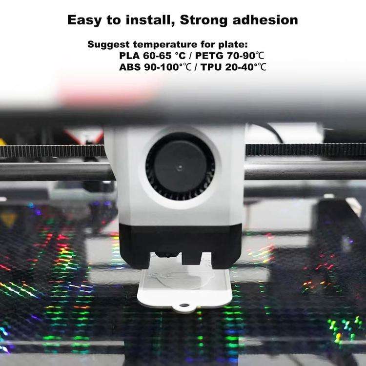 3D Printing Build Plate 257mm For Bambu Lab A1 Printer Platform, Style:Phantom Film + Beam Film