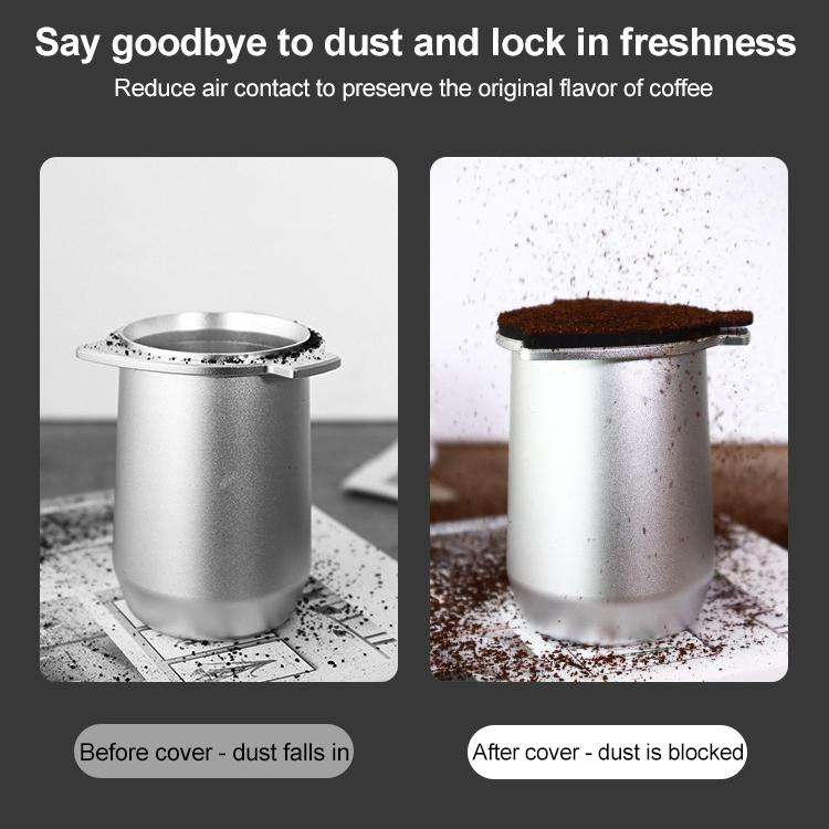 Coffee Machine Handle Dosing Cup Mug Coffee Powder Feeder with Silicone Cover For Breville 8 Seri...
