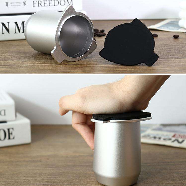 Coffee Machine Handle Dosing Cup Mug Coffee Powder Feeder with Silicone Cover For Breville 8 Seri...