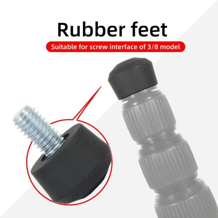 BEXIN FT-02B 3/8 Screw Rubber Feet Pads Tripod Anti-Slip Foot Pad(Black)