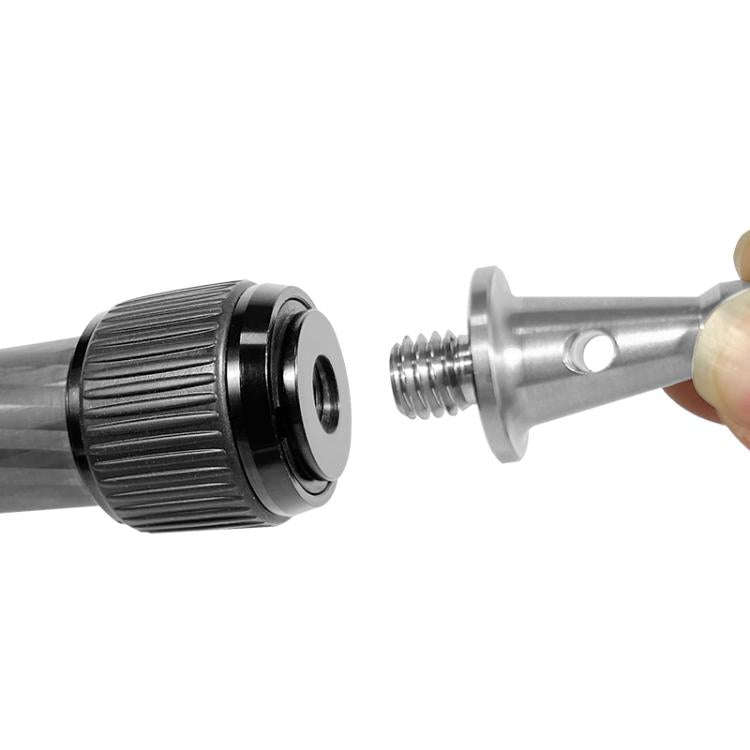 BEXIN LS002 Stainless Steel Tripod Spikes with 3/8 Screw for DSLR Tripods and Monopods(Steel Color)