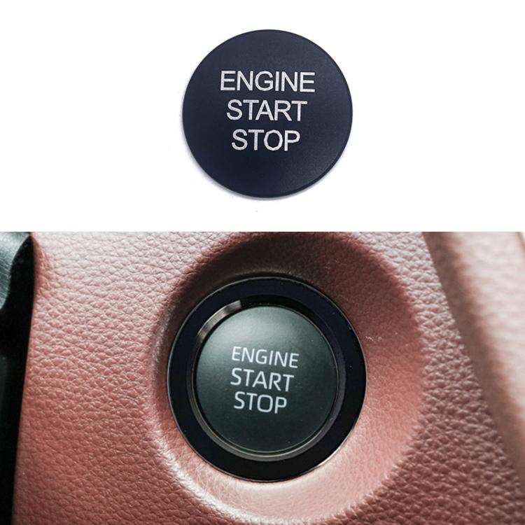 For Toyota Corolla Cross / Yaris Car One-key Start Engine Key Ignition Switch Decorative Ring Cov...