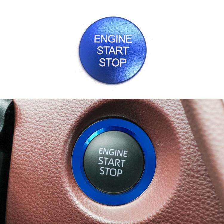For Toyota Corolla Cross / Yaris Car One-key Start Engine Key Ignition Switch Decorative Ring Cov...