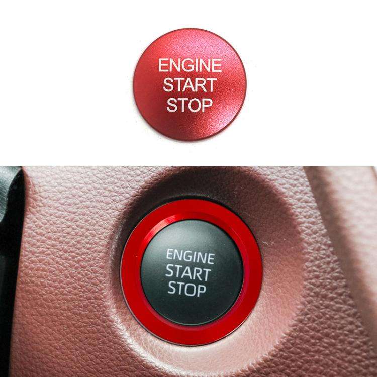 For Toyota Corolla Cross / Yaris Car One-key Start Engine Key Ignition Switch Decorative Ring Cov...