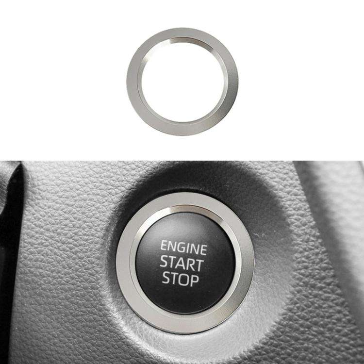 For Toyota Corolla Cross / Yaris Car One-key Start Engine Key Ignition Switch Decorative Ring Cov...