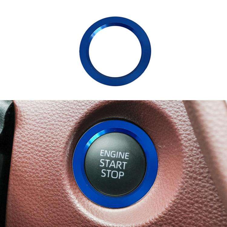 For Toyota Corolla Cross / Yaris Car One-key Start Engine Key Ignition Switch Decorative Ring Cov...