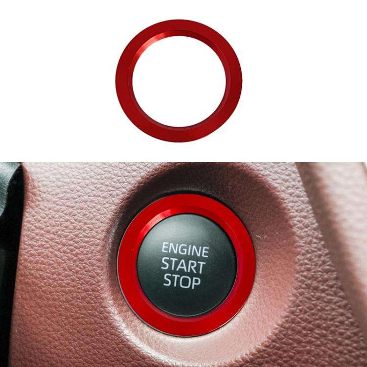 For Toyota Corolla Cross / Yaris Car One-key Start Engine Key Ignition Switch Decorative Ring Cov...