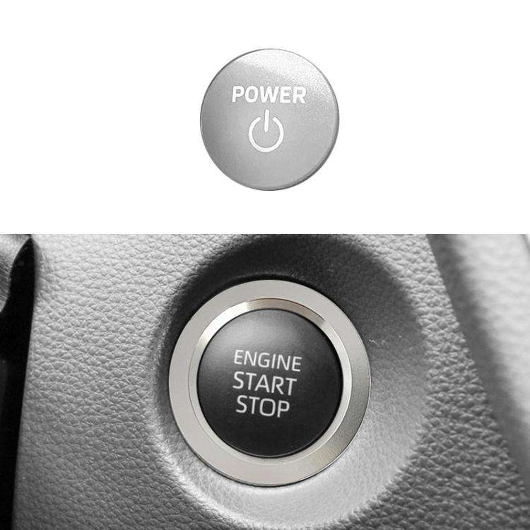 For Toyota Corolla Cross / Yaris Car One-key Start Engine Key Ignition Switch Decorative Ring Cov...