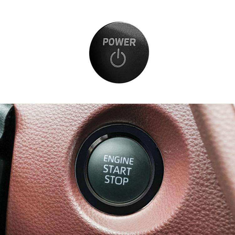 For Toyota Corolla Cross / Yaris Car One-key Start Engine Key Ignition Switch Decorative Ring Cov...
