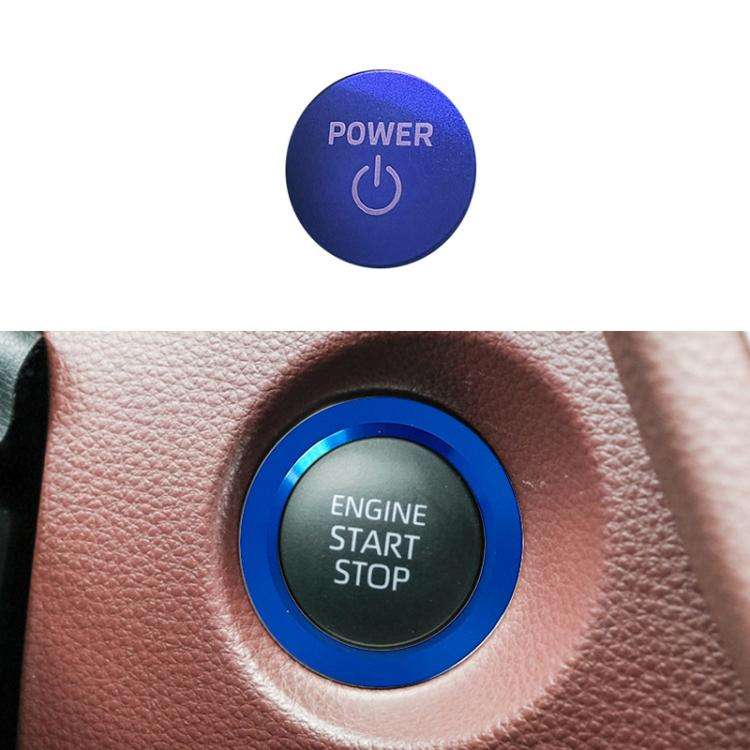 For Toyota Corolla Cross / Yaris Car One-key Start Engine Key Ignition Switch Decorative Ring Cov...
